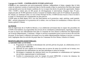 Chargé de mise en œuvre