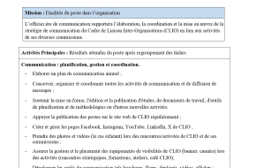 Officier.ère de Communication et de Plaidoyer