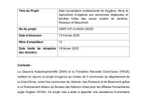Recrutement de 12 enquêteurs pour la réalisation d’une enquête de ciblage