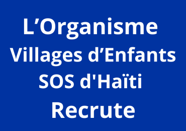 Secrétaire Administratif(ve) et Financier(ère) pour l’Ecole Hermann Gmeiner de Cap-Haïtien.
