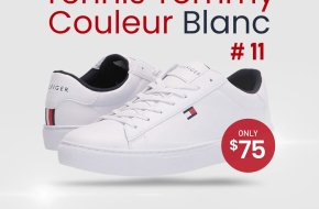 Chaussures Tommy pour hommes #11 – Blanc