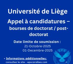 Appel à candidatures – bourses de doctorat