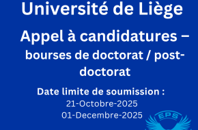 Appel à candidatures – bourses de doctorat