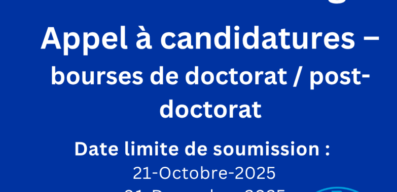 Appel à candidatures – bourses de doctorat