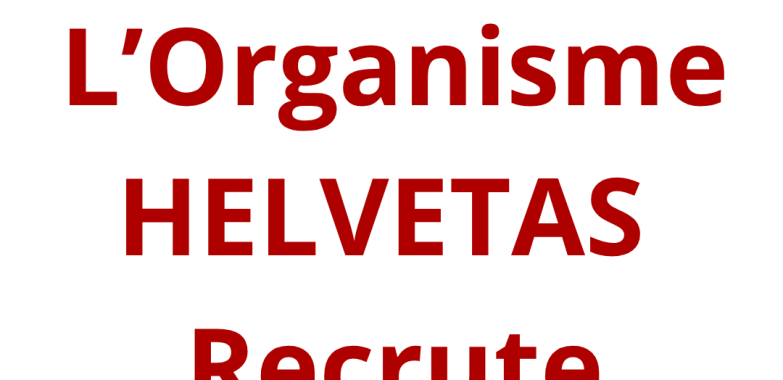 Conseiller/ère Sécurité et Responsable de Passation de Marchés