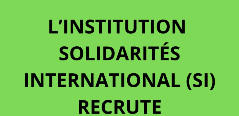 Un.e Responsable Programme EHA (Eau, Hygiène, Assainissement)